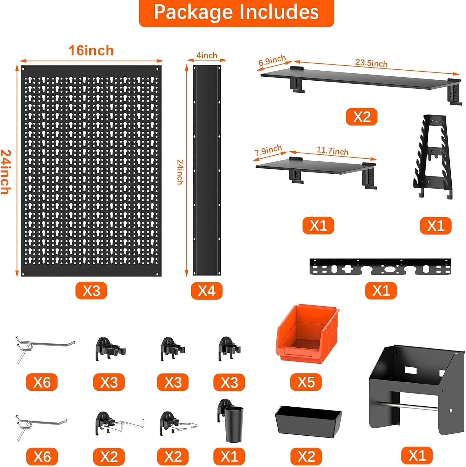 Kit Pannello Organizer da Pare - Workshop Tools Board recensione e prezzo