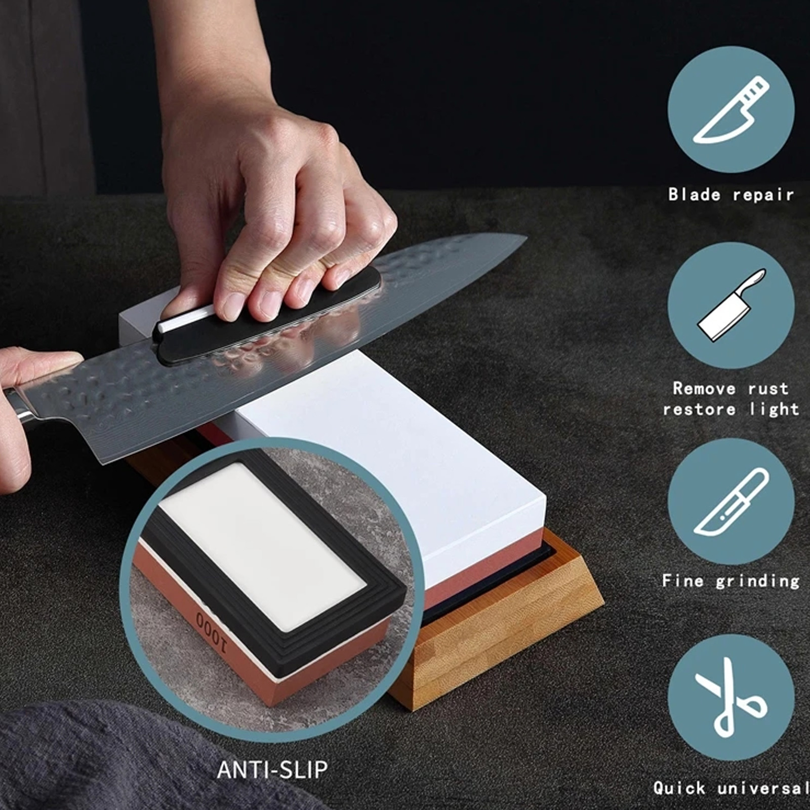 Pietra per affilare Pietre per - Sharpening Stone Whetstone recensione e prezzo