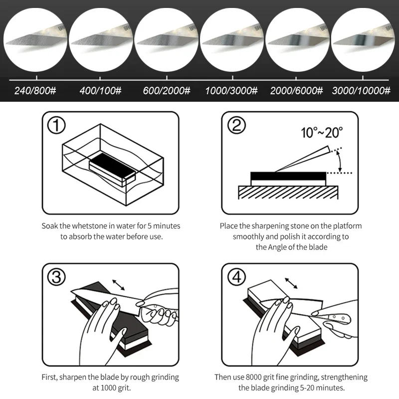 TAIDEA Affilacoltelli professi - Sharpening Stone Whetstone recensione e prezzo